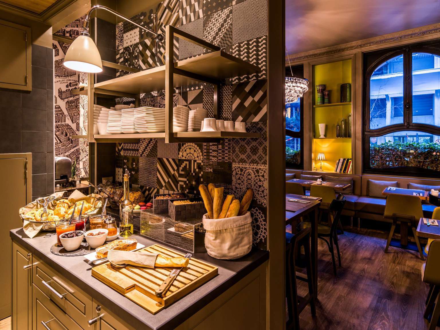 Hotel Louison Paris Restaurang bild